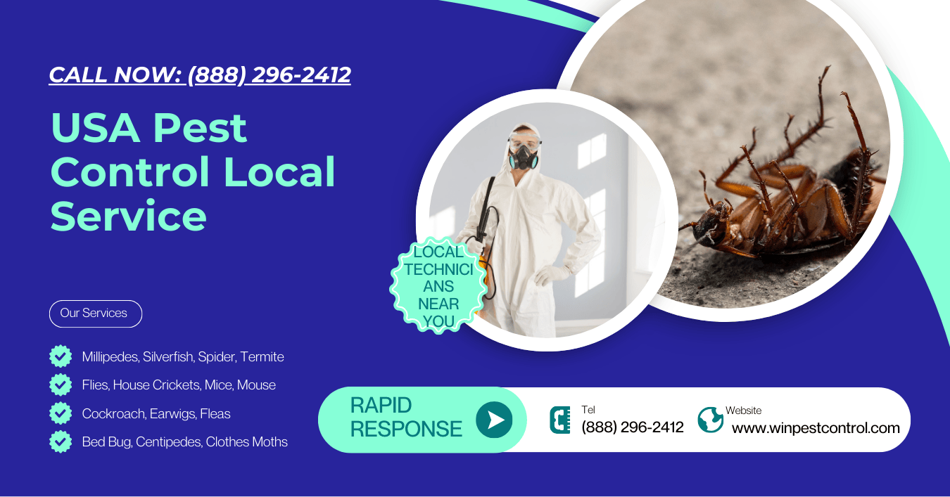 USA Pest Control with Honest Pricing | Fast & Local Service